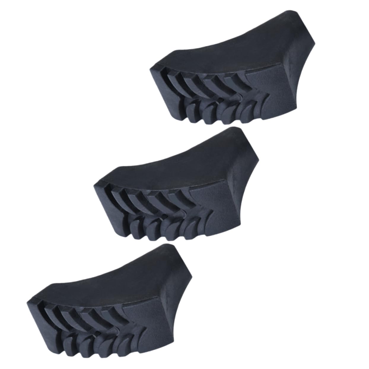 HANABASS 3Pcs Outdoor Skid Stick Tip Covers for Hiking Sticks Durable Protection for Trekking Poles Suitable for Section Alpenstocks