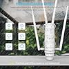 WAVLINK AC1200 Outdoor Mesh Extender/Router, ripetitore WiFi impermeabile IP65 a lungo raggio con POE passivo/attivo, dual band 5G+2,4G, 4 antenne omnidirezionali 7dBi, supporta Fat/Fit AP
