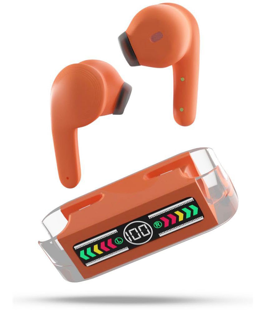 COREGENIX Power Slide TWS Earbuds, HD Mic & ENC Calls, 30Hrs Playtime, Bluetooth 5.3 Headphones, Type-C Fast Charging, 13mm Driver, Full Touch Control & IPX4 Sweat Resistant