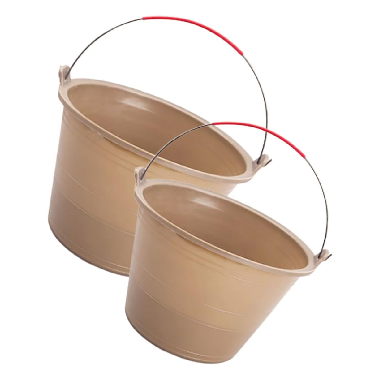 BUTIFULSIC 2pcs Utility Bucket Heavy Duty Cement Mixing Bucket for Builders Construction Home Cleaning