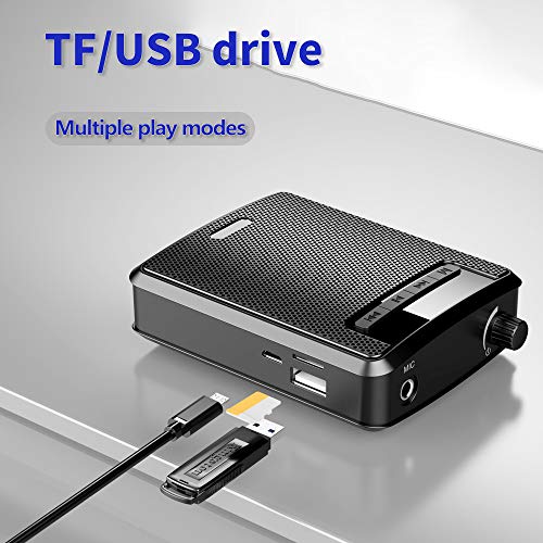 Voice Amplifier Portable Bluetooth 30W 3200mAh Rechargeable PA System Speaker for Multiple Locations Such as Classroom, Meetings and Outdoors