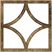 Ekena Millwork CMPP38X38STABS Statesman Architectural Grade PVC Pierced, Antiqued Brass Urethane Ceiling Medallions 38"OD x 24 1/4"ID x 1"P