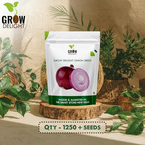 Image of Onion (Pyaz) (1250+ Seeds) Vegetable Seeds for Home Garden, Organic & Hybrid, Perfect for Home Gardening, Planting For Pots and Patio