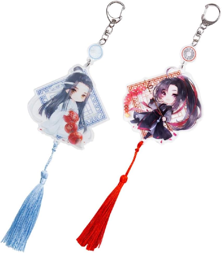 Vercico Grandmaster Demonic Cultivation Acrylic Keychain Decoration Anime Cosplay Props, Set of 2