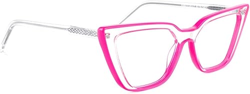 Miniatura 6 de Zeelool Elegante acetato de gran tamaño ojo de gato azul bloqueo de luz azul gafas para mujeres 100% protección UV400 gafas Yosef WA609979