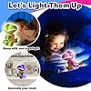 FUNZBO 4.3in Paint Your Own Dinosaur Lamp Kit - Arts and Crafts Supplies Painting for Kids Teens, DIY Night Light Dinosaur Toy for Boy Girl 3 4 5 6 7 8 9 10 11 12 Birthday Gift #3