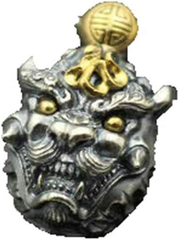 Fashion158 White Copper Tang Lion Exorcist Bell Town House Pendant Bag Hanging Key Hanging Fortune Exorcism