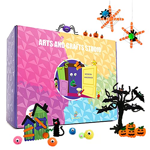 Arts and Crafts Supplies & Materials-1300 Pieces Art Supplies Craft Kit, Toddler Crafts Activities, Kids Crafts for Girls & Boys Ages 4 5 6 7 8 9 10 11 & 12 Year Old, Gift Ideas for Preschool Supplies