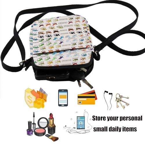 Image of PXTIDY Dragon Novel Crossbody Bag Dragon Character Lover Gift Dragon Novel Party Themed Bag Gift