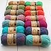 Scheepjes Stonewashed and RiverWashed Color Pack, 58 x 10 g (0.35 oz) skeins, Cotton/Acrylic Blend