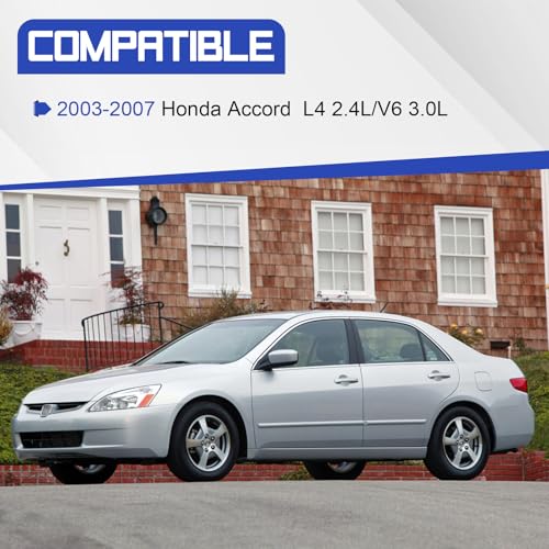 53701-SDA-A01 Power Steering Pump Fluid Reservoir + Suction & Return Hose for 2003-2007 Honda Accord 2.4L/ 3.0L (OEM#53731-SDA-A00, 53733-SDA-A01)