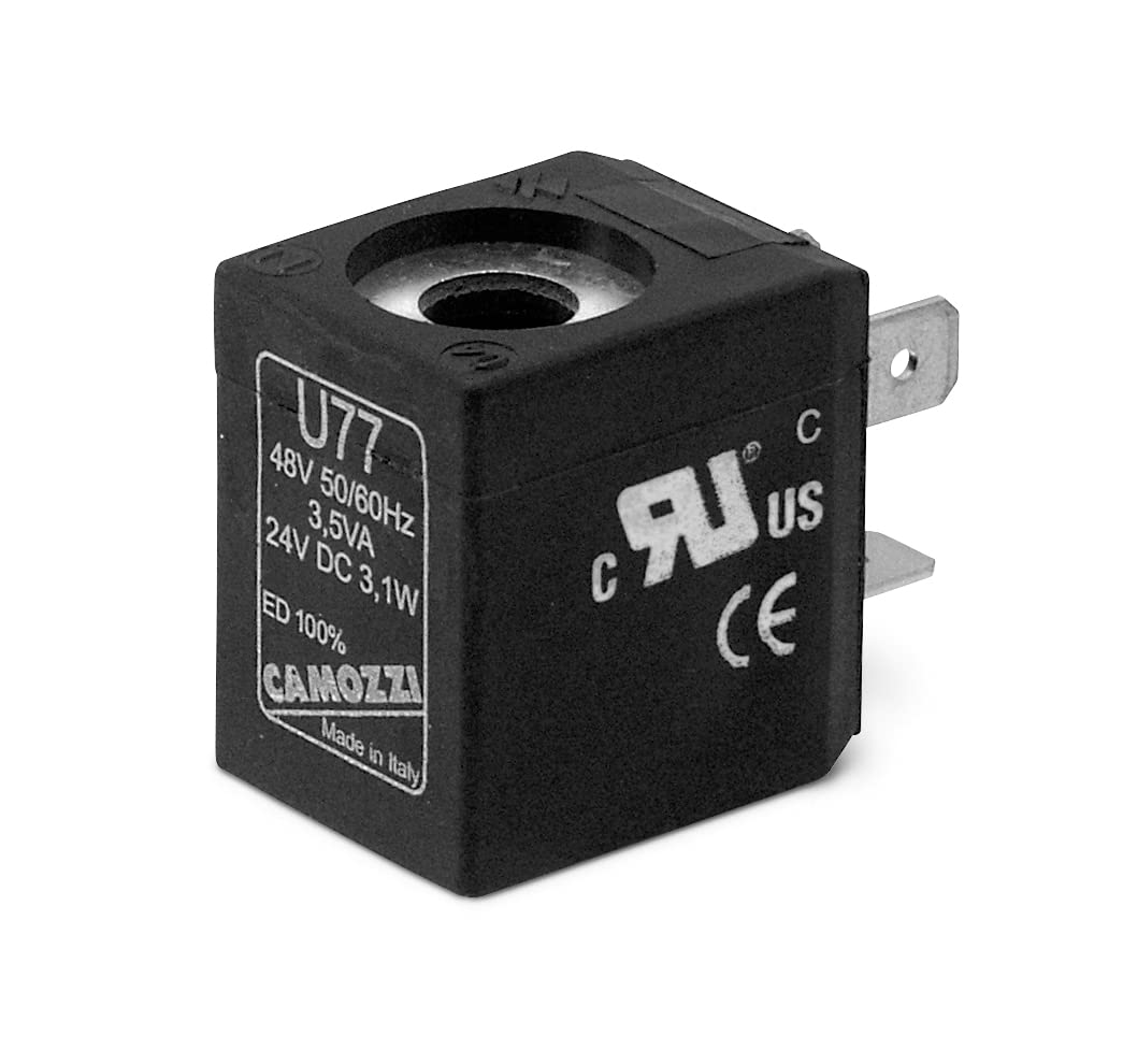 CAMOZZI - 24V DC 3W - U70 Solenoid Coils (Directional Control Valves)
