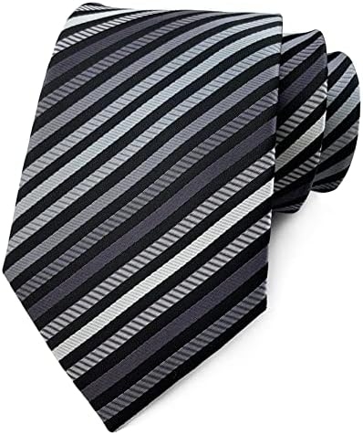 Secdtie Men's Classic Solid Color Ties Soft Business Casual Attire Suit Neckties