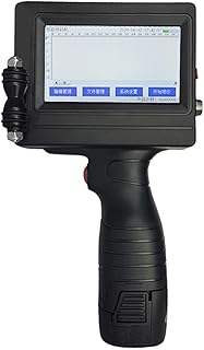 Portable Handheld Inkjet Printer Portable Printer Mini Thermal Printer QR Code Printer Time Batch Number Logo Barcode Handheld Inkjet Printer Intelligent Upgraded for Code Date Label