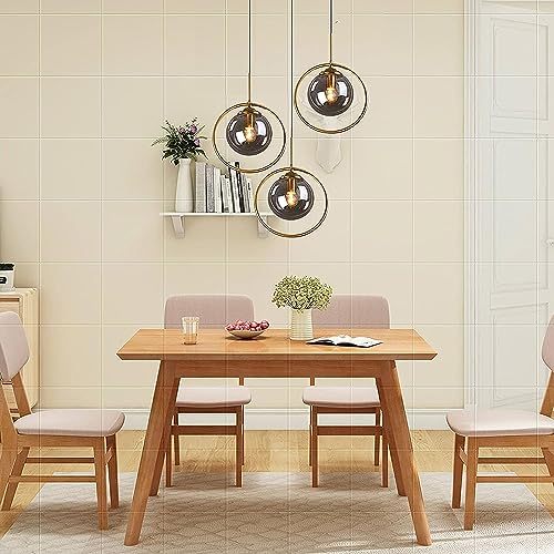 Image of Wall Lamp Chandelier Pendant Light, Home Decor for Bedroom, Living Room, Hallway, Cafe, Hotel, Restaurant (Black Ring Hanging LAMP Set with LED Bulb Pack of 1)