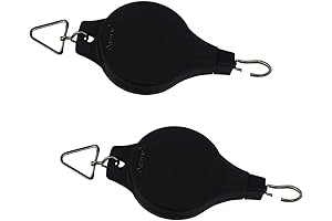 Ogrmar Retractable Plant Pulley Hook for Indoor and Outdoor Hanging