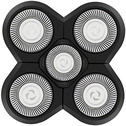 PaiTree Shaver Replacement Blades, 5 Heads Beard Replacement Blade for Bald Men, compatible