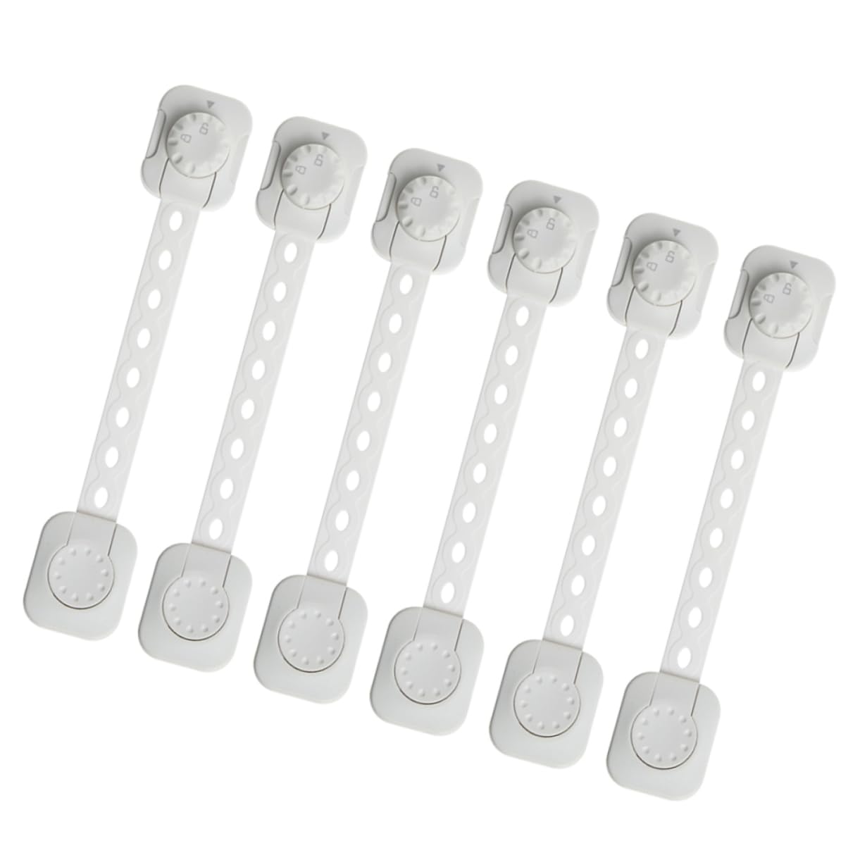 KOMBIUDA 12 Pièces serrures de sécurité pour bébé loquets de sécurité pour enfants serrures de sécurité pour enfants verrou placard Verrouillage d'armoire serrures adhésives pour armoires