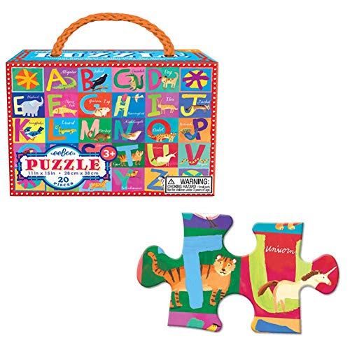 Eeboo Animal Alphabet 20Pc Pzl, 1 EA