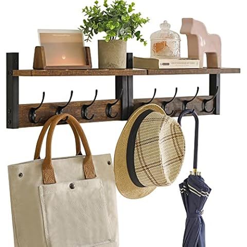 YMYNY Wall Mounted Coat Rack Shelf Cover