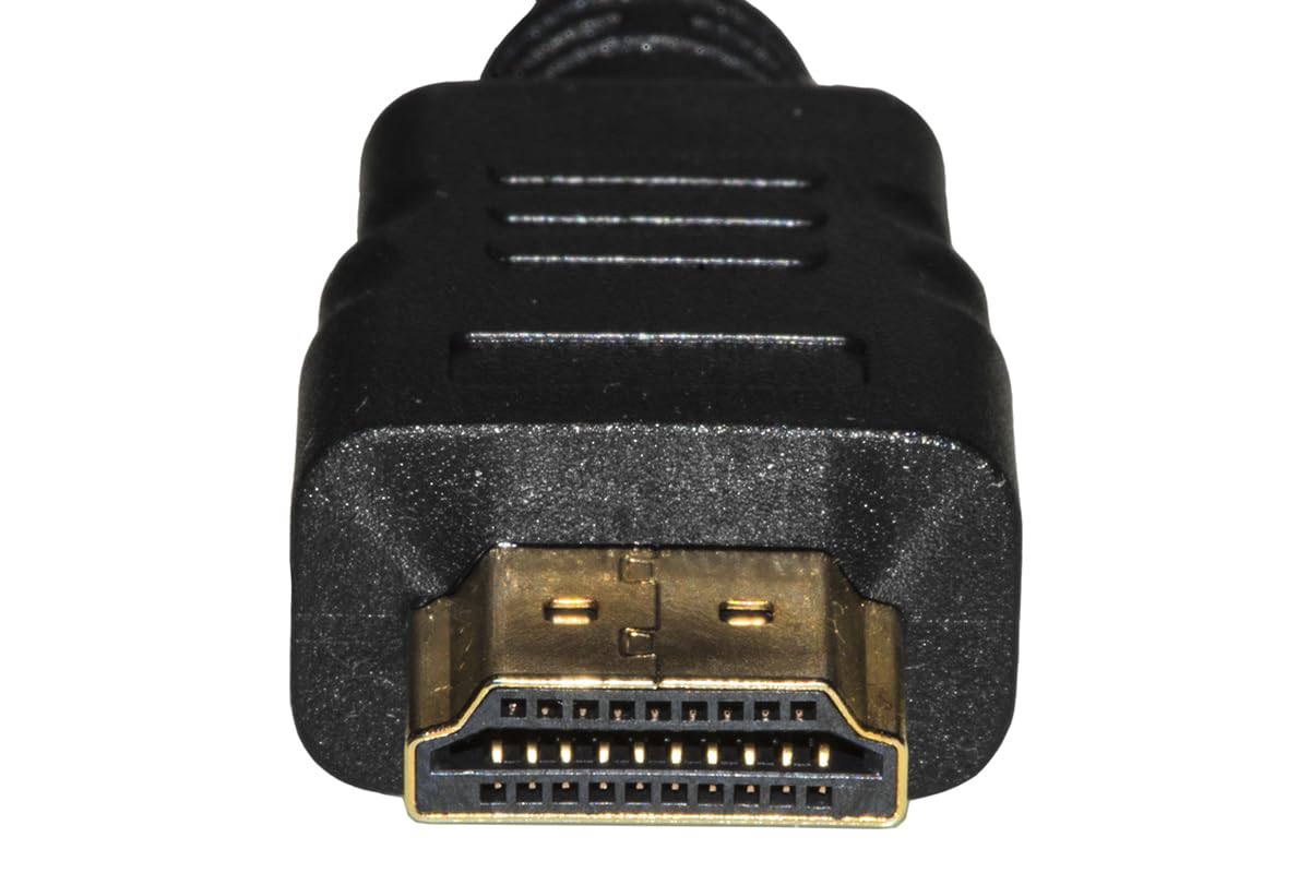 LINK LKCHDMI10003 - Confezione 3 Cavi HDMI 4K 30Hz 3D con Ethernet – 10m, Contatti Dorati, Nero – Compatibile PC, Notebook, HDTV, Monitor