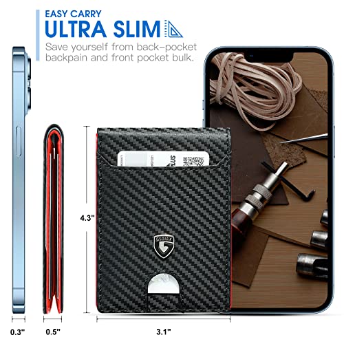 Gsoiax 0012 Mens Slim Wallet Rfid Blocking Bifold Wallets thumb #2