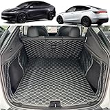 7DEEKEI Boot Liner Compatible with 2025-2026 Tesla Model Y Juniper (5-Seater) Cargo Mats (and Rear Left and Right Side Panels) Dog Friendly
