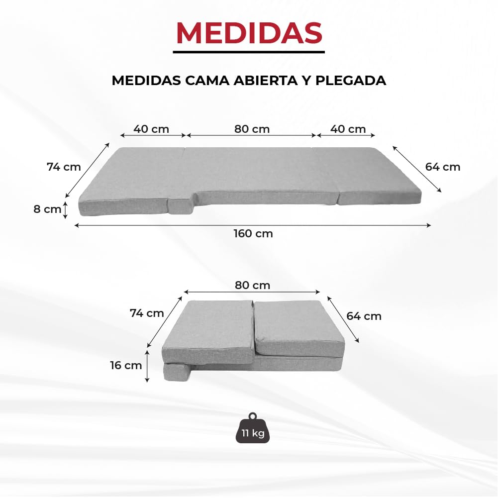 Cama Delantera + Sábana Camper para Fiat Ducato, Jumper, Boxer (2002-2025) Color Gris, Cama Extra, Camper Van, Furgoneta Camper