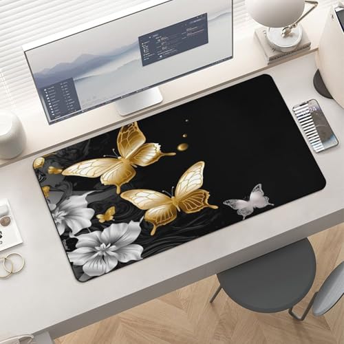 �h���f�X�N�p�b�h 24 x 12�C���` �m���X���b�v���o�[�x�[�X �S�[���h�o�^�t���C�f�X�N�}�b�g �L�[�{�[�h�ƃ}�E�X�p �܂肽���ݎ��Q�[���}�E�X�p�b�h ��^�v���e�N�^�[ �R���s���[�^�[ �m�[�g�p�\�R�� �����[�g���[�N �z�[���I�t�B�X�p