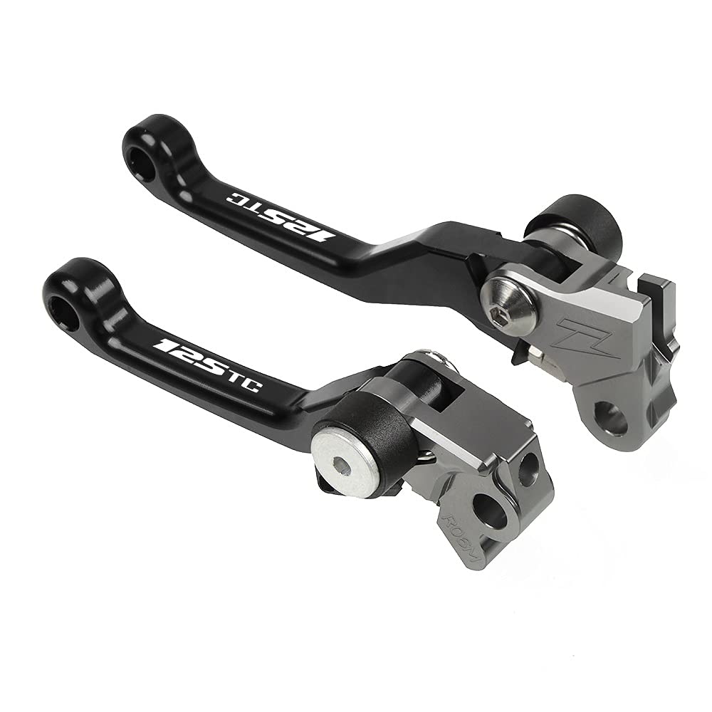 embrague Embrague Y Palanca De Freno Para Motocross, Palanca De Pivote De Aluminio Para Motocicletas Para Husqvarna Para TC125 2005-2011/2014/2018/2015 (Color : 2)