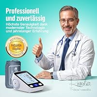 RunStar Blutdruckmessgerät oberarm mit breiter Manschette (22 cm - 42 cm) für den Heimgebrauch, automatische digitale Blutdruckmessgerät mit Aufbewahrungstasche, 2 x 99 Lesespeicher – Ansicht 3