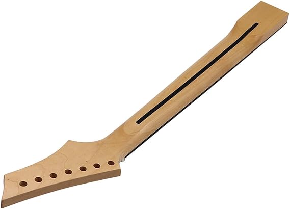 DIY Guitar Neck 7 String Left Handed Original Wooden 24 Fret Maple 6.8 Width DIY Pro Modified Guitar Handle