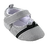 Girl's Bow Dress Shoe for Baby (6-12 Months, Black)