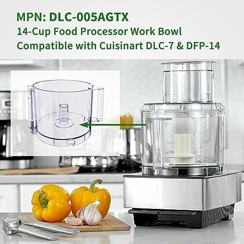 Compare 14Cup Food Processor Work Bowl Fits Cuisinart DLC7 & DFP14