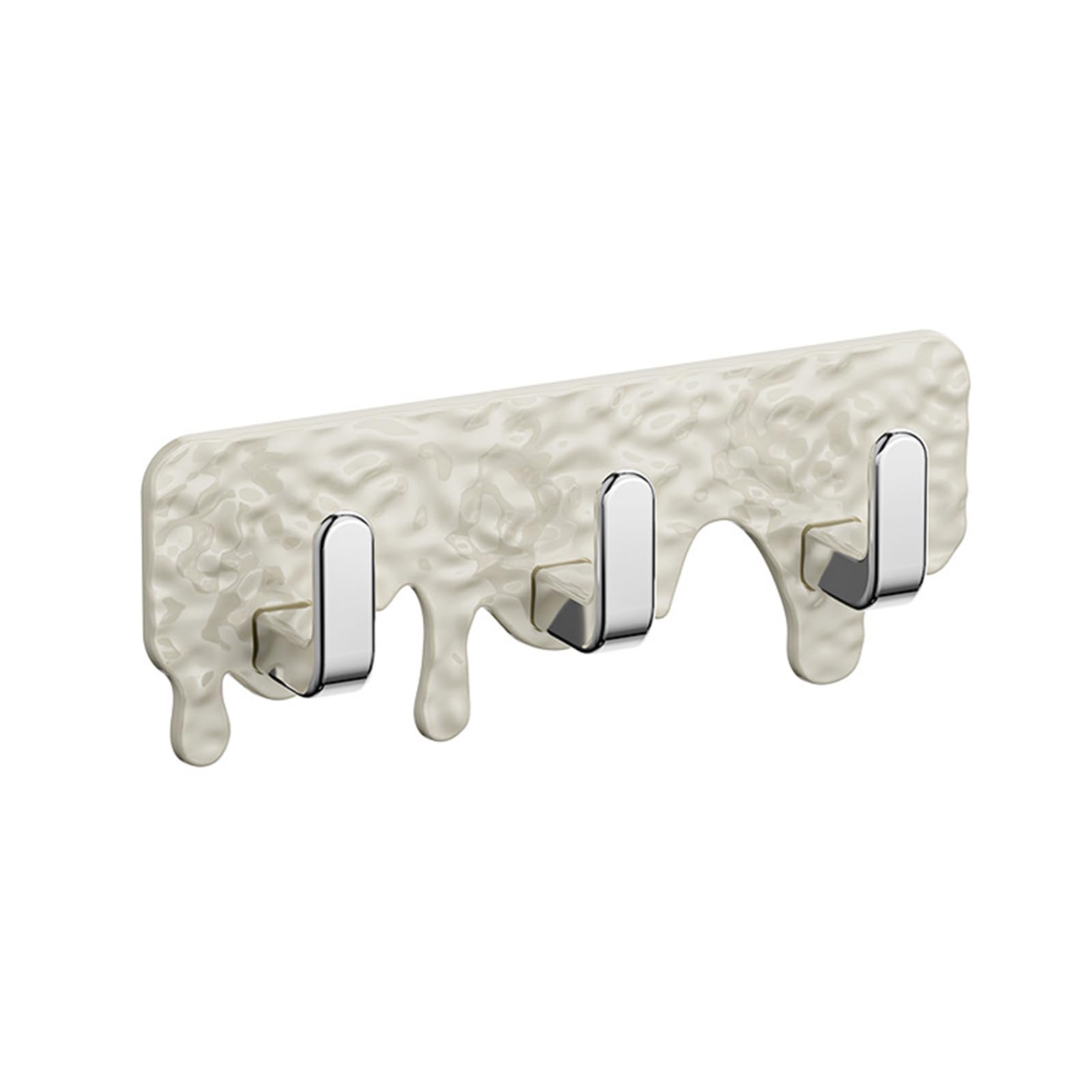 Tsophreniq Space Saving Triple Hook Organizers Without Tool Installation Construction for Household Item Display Vertical Storage Hook for Towel