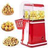 Heißluft-popcornmaschine, 1100 W Popcorn-popcornmaschine Für Zu Hause, 3 Minuten Schnelles Popcorn-Popcorn-gerät, 1 Meter Langes Netzkabel, Kann 100 Gramm Mais Auf Einmal Platzen Lassen