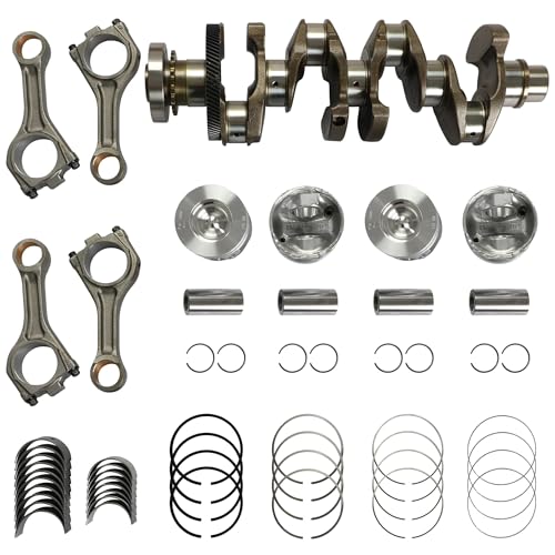 Engine Crankshaft Piston Kit Connecting Rod Bearing Fit For Land Rover Jaguar E-PACE X540 XE X760 XF X260 Evoque L538 L551 Velar L560 Diesel 204DTD 2.0T 2014-2023,LR082377 LR082378 LR08237