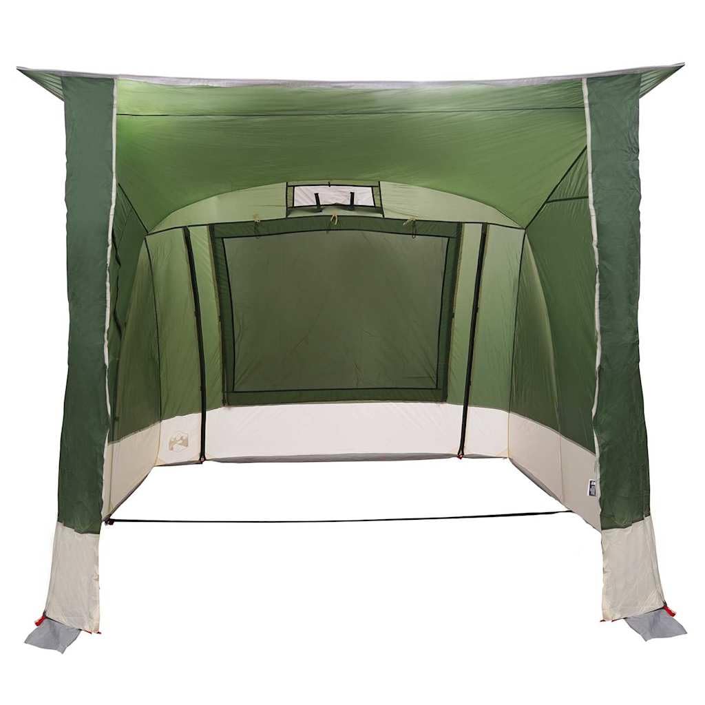 vidaXL Tienda para portón Trasero Personas 285 x 255 x 245 cm Verde, Toldo versátil para jardín y terraza, Resistente al Agua, Ideal para Familia, Camping y Eventos