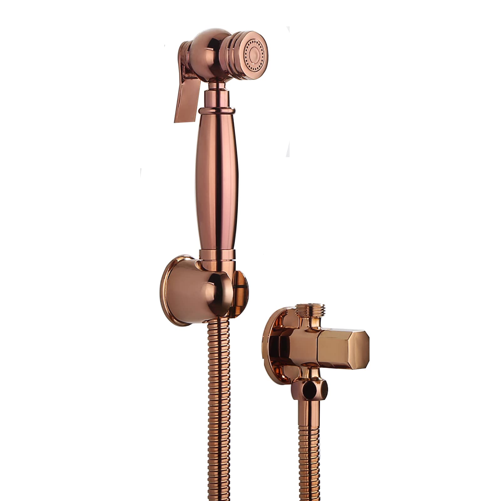 Handheld bidet sproeier voor toilet messing badkamer doek