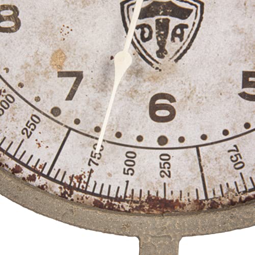 Creative Co-Op Metal Reproduction Of Hanging Produce Scale Clock #TOP5