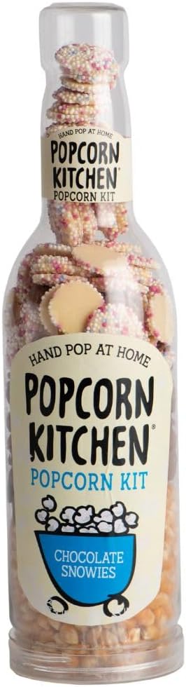 Pop at Home - Popping Corn Kernel Kit (White Chocolate Snowies, 440g)