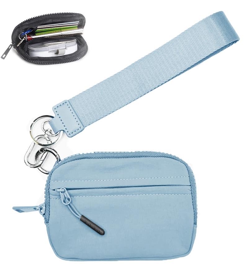 The Iris' Wallet, The Iris' Wallet 2nd Gen, The Iris Pouch Wristlet，Zippered Card Case Clutch...