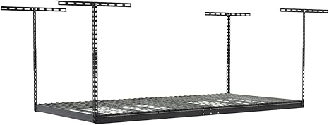 Amazon.com: MonsterRax Overhead Garage Storage Rack - 4 x 8 Ceiling ...