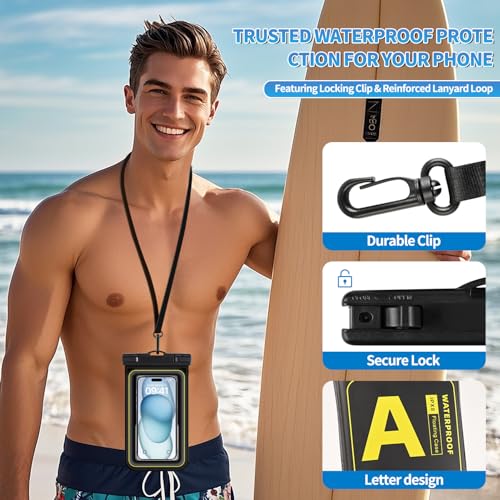 Funda impermeable para teléfono en playas y cruceros ANLEDDA 4