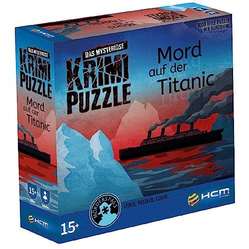 HCM Kinzel - 55174 - Mord auf der Titanic - Das mysteriöse Krimi Puzzle - inkl. Krimigeschichte, Rätsel Puzzle 1000 Teile