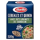 Barilla - Mix Céréales et Quinoa avec des graines de sarrasin riche en fibres et sans gluten - 320 g