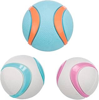 Trixie Ball Dog Toy, Soundless Natural Rubber Chew Ball Toy for Dogs & Puppies, Interactive Ball for Pets, 6 cm (Get Any 1 Random Color) - 1 Piece