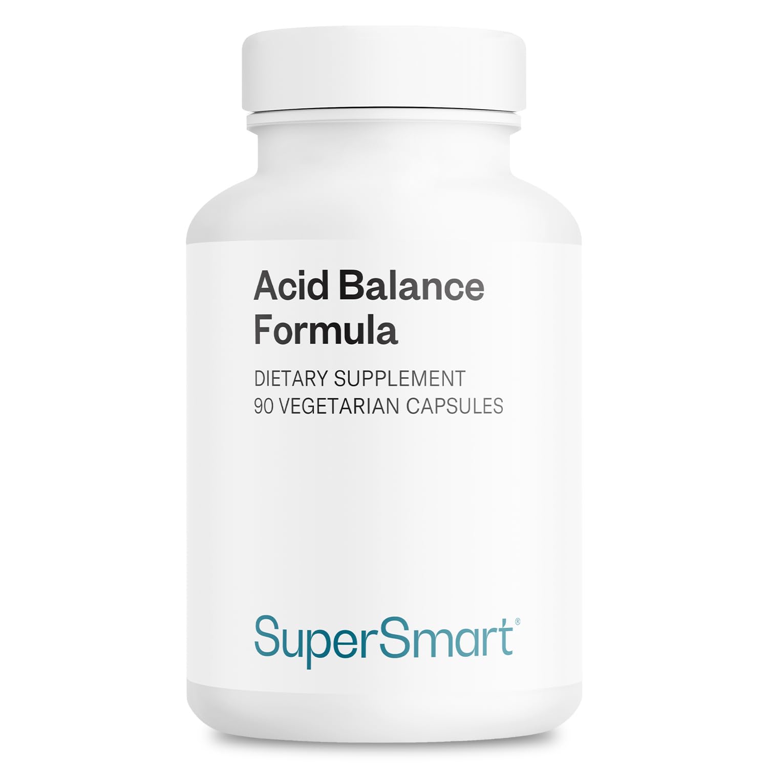 Supersmart - Anti-Acid Reflux Formula (Advanced Complex) - with Zinc L-Carnosine, Slippery Elm Extract, D-Limonene, Licorice | Non-GMO & Gluten Free - 90 Vegetarian Capsules