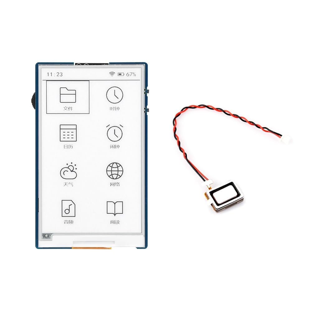 Placa de Desarrollo - con Pantalla de Tinta y Negra de 3,97 Pulgadas, Compatible con WiFi/Bluetooth, Reloj RTC PCF85063 de 800 X 480.