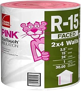 Owens Corning R- 15 Faced Fiberglass Insulation ROLL 15 in. X 24 FT. 1 ROLL RF32